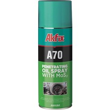 Akfix A70 Pas Sökücü Sprey Çok Amaçlı Sprey 400 ml