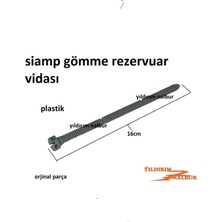 Siamp Gömme Rezervuar Buton Vidası Düğme Basma Vidası Sabitleme 2 Adet