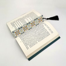 Sadrazam Italyan Desen Baskılı Püsküllü Kitap Ayracı   BOOKMARKAYRAÇ-132