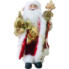 Event Party Store  Yılbaşı Figür Noel Baba (Kırmızı-Beyaz) 30CM