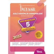 Temsil Kitap Müessir Adli Hakimlik Denemeleri- Çözümlü