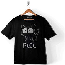 Kendim Seçtim Çizgi Film Fooly Cooly Flcl Anime Cartoon Kedi 2 Çocuk T-Shirt
