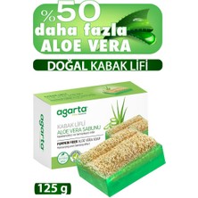 Agarta Doğal Kabak Lifli El Yapımı Aloe Vera Sabunu 125g