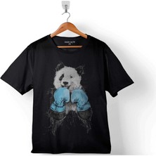 Panda Bear Fıght Ayı Boks Boxer Çocuk Tişört