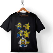 Pokemon Mınıons Pıkamınıon Fusion Çocuk Tişört