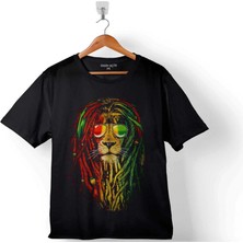 Kendim Seçtim Reggae Bob Marley Aslan Lıon Müzik Kralı Çocuk Tişört