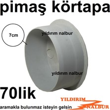 Yıldırım Nalbur 2 Adet 70 Lik Körtapa Pimaş Gider Tapası 7,4cm Körleme Aparatı