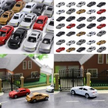 100PCS Ho Gauge Araç Araba 1/87 Bina Kum Masa Manzara Peyzajı