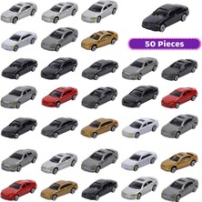 200PCS Ho Ölçekli Model Araba Oyuncak 1:87 Street Sandtable Sahne Dekoru