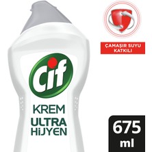 Cif Krem Ultra Hijyen Çamaşır Suyu Katkılı 675 ml