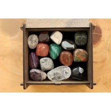 Yaşam Tohumu Şifa Kazanı Seti M - 14 Çeşit Taş