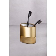 Tezgah Üstü Mat Gold Diş Fırçalığı