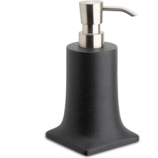 System Banyo Aksesuarları Tezgah Üstü Sıvı Sabunluk Siyah|Saten 181x91x109 mm