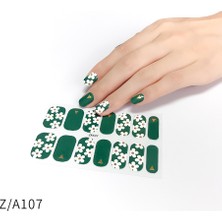 Ocean Tırnak Oje Sticker, Tırnak Dövmesi, Kolay Uygulanabilir, 14'lü Nail Art Set