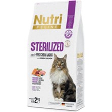 Profine Nutri Feline Sterilized Somon Etli 2kg  Kedi Maması Kürek li