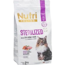 Profine Nutri Feline Sterilized Somon Etli 2kg  Kedi Maması Kürek li