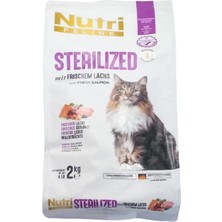 Profine Nutri Feline Sterilized Somon Etli 2kg  Kedi Maması Kürek li