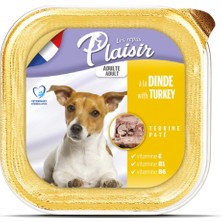 Plaisir Pate 150Gr Hindi Etli Yaş Köpek Maması 22Adet