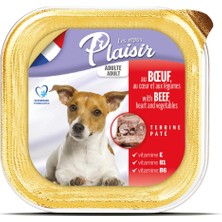 Plaisir Pate 150Gr Sığır Eti Yaş Köpek Maması 12 Adet