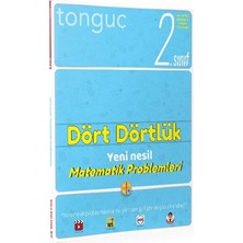 Tonguç Akademi Yayınları Tonguç Akademi 2. Sınıf Dört Dörtlük Yeni Nesil Matematik Problemleri