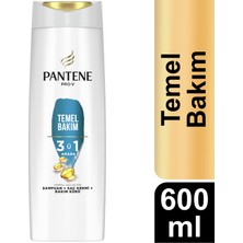 Pantene Temel Bakım 3'ü1 Arada Şampuan 600 ml