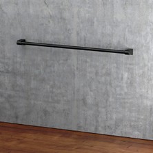 Tekno-tel Teknotel Krom Askı Borusu Mat Siyah MG202 60 cm