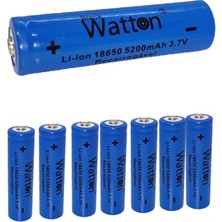 Watton 18650 Şarjlı Pil