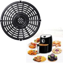 Mectime 216MM Yui / Xiaomi / Philips / Kumtel Uyumlu Air Fryer Aksesuarları Ayırıcı - Siyah (Yurt Dışından)