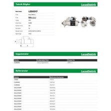 Lucas LES0317 Marş Motoru Delco Tipi 24V 8.3 Kw 12 Diş 39MT