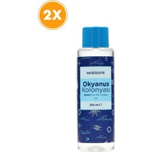 Watsons Okyanus Kolonya 300 ml x2 60 Derece Ferahlatıcı Koku ile Dökme Ürün