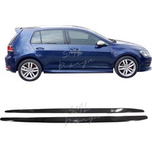 SML Dizayn Volkswagen Golf 7 Aero Marşpiyel Altı Lip Bıçak (Plastik)