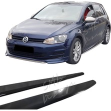 SML Dizayn Volkswagen Golf 7 Aero Marşpiyel Altı Lip Bıçak (Plastik)