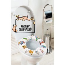 Mim Life Çocuk Klozet Kapağı Süngerli Tuvalet Eğitici Alıştırıcı