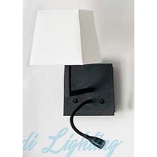 Modi Lighting Siyah Aplik Beyaz Şapkalı MOD-4494-1BSY