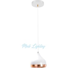 Modi Lighting Tekli Beyaz Damla Sarkıt Avize MOD-AV-4481-1BB