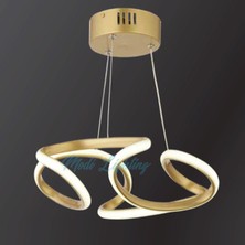 Modi Lighting Küçük Simetrik Burgulu Eskitme LED Avize Md8