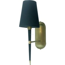 Modi Lighting Tekli Konik Şapkalı Siyah Eskitme Modern Aplik MOD-AP4403-1EY