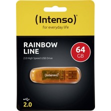 Intenso Raınbow Line 64GB Usb2.0 Flash Bellek 3502490