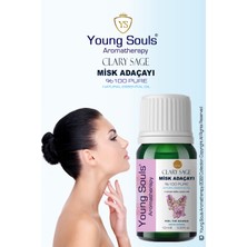 Young Souls Aromatherapy Clary Sage Essential Oil Misk Adaçayı Uçucu Yağ 10 ml