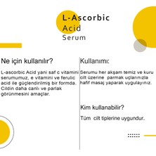 Doa L-Ascorbic Acid Serum Saf C Vitamini Serumu 10 ml