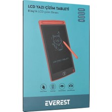 Everest EV-DY100 Kırmızı Tek Tuşla Sil Dijital Yazı Tahtası 