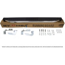 Omsaline Bmw X1 Armada Yan Basamak Krom 2009-2015 Arası