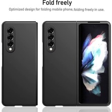 Sunsky Galaxy Z Fold4 Deri Telefon Kılıfı - Gümüş (Yurt Dışından)