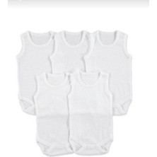 Eses Bebe Bebek Basic Ribana Bisiklet Yaka 5li Atlet Body