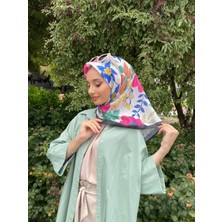 Ipekyolu Eşarp Siyane Scarf Pamuklu Çiçek Desenli Soft Eşarp 00603