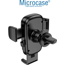 Microcase 360 Derece Döner Araç Içi Vantuzlu ve Mandallı Telefon Tutucu Gövde Üstü, Cam ve Izgaralıktan - AL3051