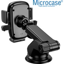 Microcase 360 Derece Döner Araç Içi Vantuzlu ve Mandallı Telefon Tutucu Gövde Üstü, Cam ve Izgaralıktan - AL3051