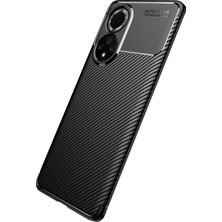 Kny Huawei Nova 9 Kılıf Karbon Desenli Lux Negro Silikon