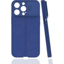 Kny Apple Iphone 13 Pro Kılıf Deri Desenli Kamera Korumalı Sürgülü Niss Silikon
