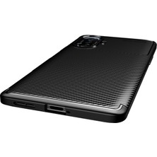 Kny Xiaomi Redmi K40 Gaming Kılıf Karbon Desenli Lux Negro Silikon
